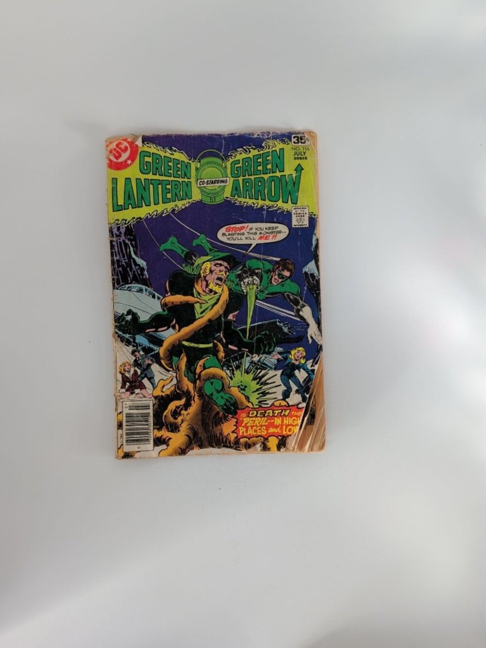 Green Lantern Green Arrow #166 DC Comics July 1983 Reader Copy Vintage A10